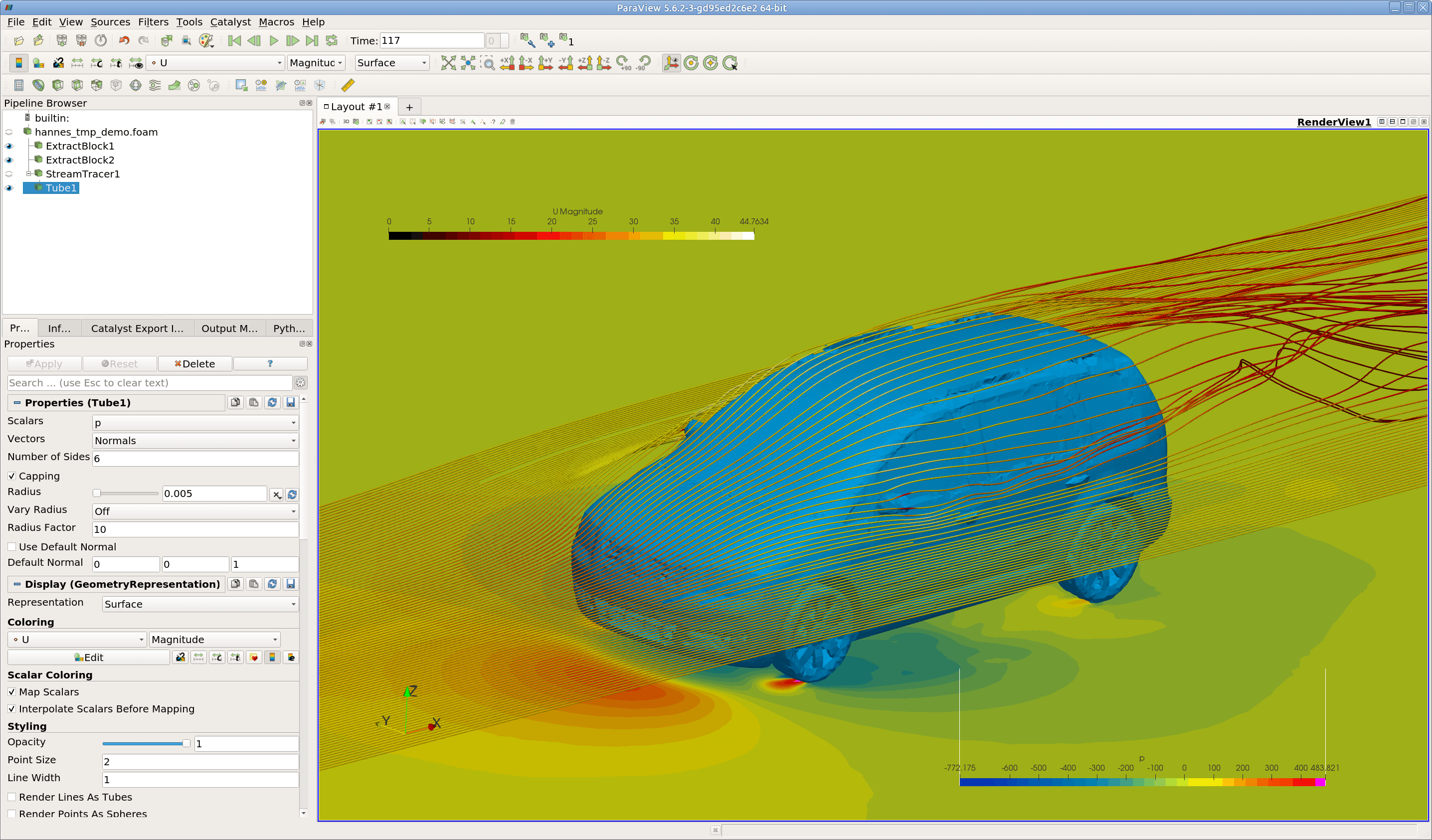 openfoam files open with paraview